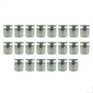 Prolongador Aço Inox 304 Regulagem Guarda Corpo Vidro 22Uni
