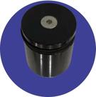 Prolongador Alumínio Bolt Tampa Furada 35x50,8 - Preto Fosco