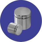 Prolongador Alumínio Mini Bolt Tampa Lisa 25,4x25 - Polido Prolongador Alumínio Mini Bolt Tampa Lisa 25,4x25 - Polido