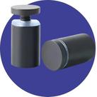 Prolongador Alumínio Mini Bolt Tampa Lisa 25,4x25 - Preto Fosco Prolongador Alumínio Mini Bolt Tampa Lisa 25,4x25 - Preto Fosco