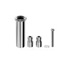 Prolongador c/castelo abs cromado p/registro deca e similares - 20,0mm