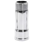 Prolongador De Torneira Parede Mesa Pia Extensão Alongador Media 6 Cm 100% Em Metal Cromado Polido 1/2" Polegadas Iguatemi