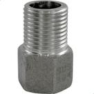 Prolongador Extensor Aumento ½ Curto 19mm Aço Inox 304 Rosca BSP Conexão Alongador Hidraulico Torneira Metal Conector Ponto Dagua Sextavado Externo