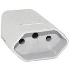 Prolongador Femea Cinza 2P+T 10A Modelo: 39009 - Mec Prolongador Femea Cinza 2P+T 10A Modelo: 39009 - Mec