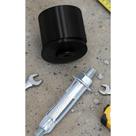 Prolongador Inox 38mm Preto Fosco para Guarda Corpo e Placas