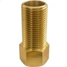 Prolongador Longo 36mm Rosca ½ Pol Latão Extensor Conexão Torneira Sextavado Externo BSP Conector Hidraulico Ponto Dagua