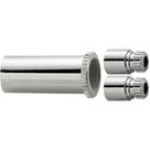Prolongador Para Registro Padrão Deca e Similares 20mm Cromado Blukit Prolongador Para Registro Padrão Deca e Similares 20mm Cromado Blukit