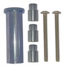 Prolongador Registro 16 Estrias P/ Deca Docol Cromado 30mm