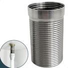 Prolongador Rosca Válvula 1 1/4 Extensor Ralo Pia Banheiro Valvula Longa Para Cuba Com Espessura Mais Grossa Escoamento Lavatório 40mm