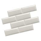 PROMO 10 PLACAs 3d Pvc Azulejo De Metrô CORES Brilho