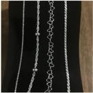 Promoção 4 Pulseiras Fem.prata 925 Coração Baiano Bola