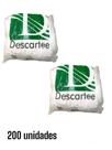 Propé Descartável em TNT, G20, Branco - Kit com 200 Und