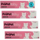 Própet baby 14g pré e probiótico para cães e gatos ucbvet kit com 4