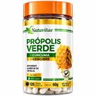 Própolis Verde com Gengibre Cur cuma Vitaminas C D3 Zinco 120 cápsulas 500mg Natuvitae Própolis Verde com Gengibre Cur cuma Vitaminas C D3 Zinco 120 cápsulas 500mg Natuvitae