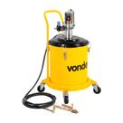 Propulsora pneumática para graxa reservatório 30kg vonder