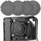 Proteção contra poeira Chanvoo para PS5 Slim, kit com 4, malha de aço