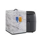 Proteção contra poeira da tampa da fritadeira NETILGEN White Marble