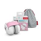Proteção de ouvido Alpine Muffy Baby para bebês de 0 a 36 meses rosa