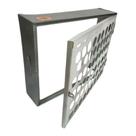 Proteção para Hidrômetro Tela Moeda com Porta Cadeado 50x40cm Branco Brassol