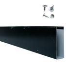 Proteção Salva Porta Na Cor Preta Contra Umidade Galvanizado 60cm á 100cm 5cm Altura