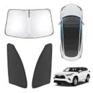 Proteção solar de para-brisa Karltys 3PCS para Toyota Highlander 2020-2026
