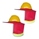 Proteção solar para capacete XIAKE Full Brim com tiras refletivas