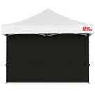 Protector Solar para Carpa MASTERCANOPY 12x12 pies Negro con Pared Lateral