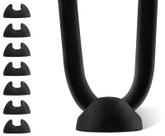 Protectores para Patas de Muebles Waziaqoc Goma Negra 3/8 y 1/2"