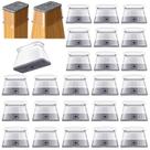 Protectores para Patas de Silla OASMU 32 Piezas con Almohadillas de Fieltro y Silicona