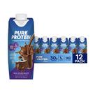 Protein Shake Pure Protein Chocolate 30g 330ml, pacote com 12