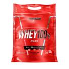 Proteína Concentrada Integralmedica Whey 100% Pure Morango 900g Pouch