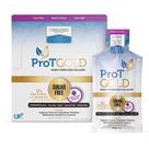 Proteína de colágeno líquido Shot Prot Gold 500 ml, pacote com 24 bagas