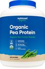 Proteína de ervilha em pó Nutricost Organic 2,27 kg sem sabor