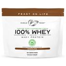 Proteína de soro de leite em pó Muscle Feast 100% chocolate alimentado com capim 2 libras