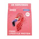 Proteína em pó Birdman Fitmingo Vegan para mulheres 22g de mirtilo