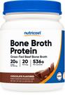 Proteína em pó de caldo de osso de boi Nutricost Chocolate 500g