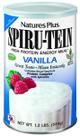Proteína em pó NaturesPlus SPIRU-TEIN Baunilha 480g Proteína em pó NaturesPlus SPIRU-TEIN Baunilha 480g