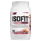 Proteína em pó Nutrex Research IsoFit Whey 25g de morangos