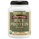 Proteína em pó NutriBiotic Arroz Orgânico 600mL 80% Proteína