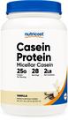 Proteína em pó Nutricost Caseína Micelar 907g com sabor de baunilha