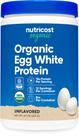 Proteína em pó Nutricost Organic Ovo Clara 240mL 15g/porção