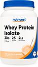 Proteína em pó Nutricost Whey Isolate Bolo Massa 1 kg
