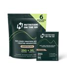 Proteína em pó Nutrition On The Go Whey Chocolate 150g x6