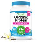 Proteína em pó, orgânica, vegana, baunilha 920g