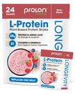 Proteína em pó Prolon Longevity à base de plantas, 25 g de frutas vermelhas, pacote com 24
