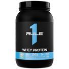Proteína em pó Rule 1: proteína de soro de leite, 24 g, EAAs, BCAAs, bolo de aniversário