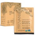 Proteína em pó Truvani Vegan Pea e Manteiga de Amendoim 20g x10 pacotes