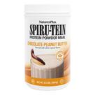 Proteína vegetal em pó Natures Plus SPIRU-TEIN Chocolate e manteiga de amendoim 1,04 kg x 2