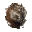 Prótese Capilar Híbrida Austrália 20x25cm Nó Duplo Masculina Cor:340 - 40% de grisalho
