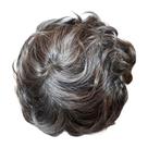 Prótese Capilar Micropele 20x25 Nó Duplo 0,08mm Masculina Cor:1B60 - 60% de grisalho